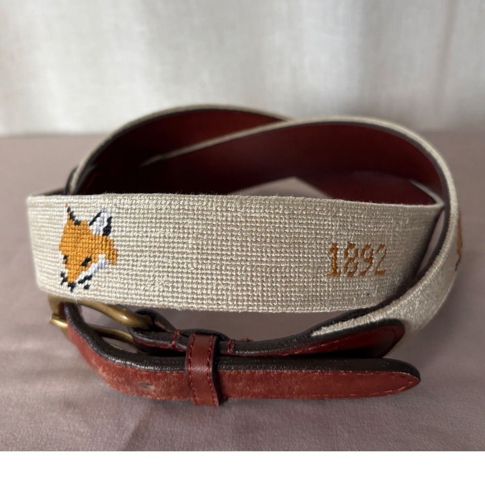Rare Smathers & Branson Linville 1892 Fox Belt 36
